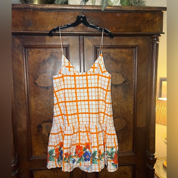 GUC Rhode- Nelly Mini Dress in pattern Ravello. Size 10 - Picture 4 of 11